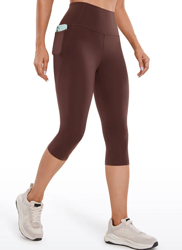 Flash Sale CRZ YOGA Butterluxe Yoga Pockets Capris Leggings 17''