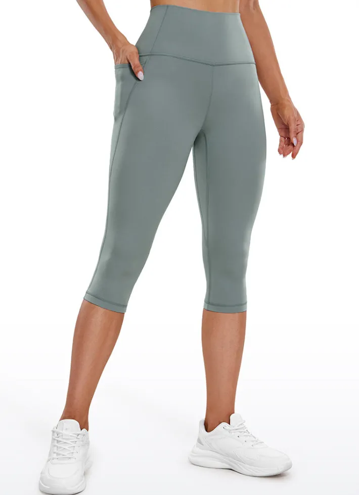 Flash Sale CRZ YOGA Butterluxe Yoga Pockets Capris Leggings 17''