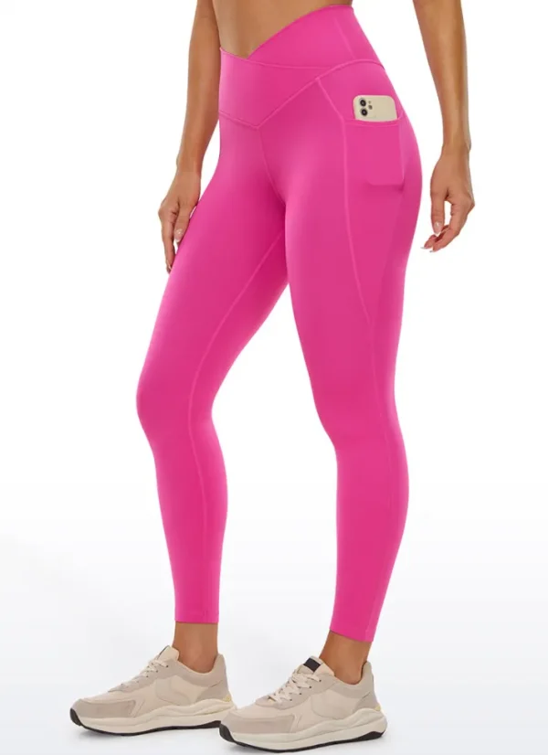 Flash Sale CRZ YOGA Butterluxe Yoga Pockets Leggings 25''- V Cross Waist