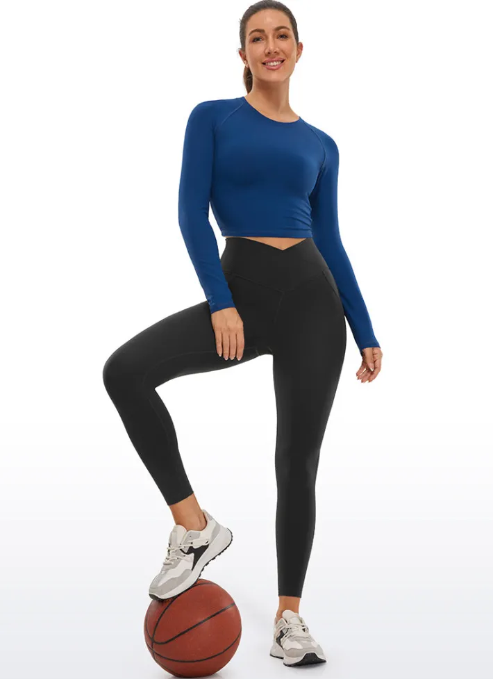 Sale CRZ YOGA Butterluxe Yoga Pockets Leggings 25''- V Cross Waist