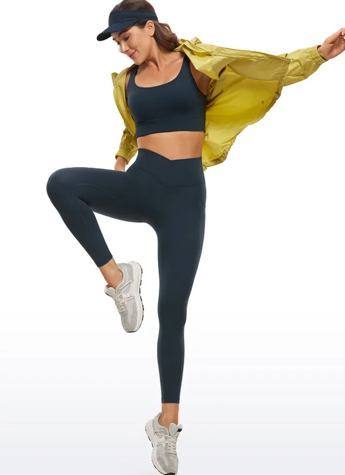 Sale CRZ YOGA Butterluxe Yoga Pockets Leggings 25''- V Cross Waist