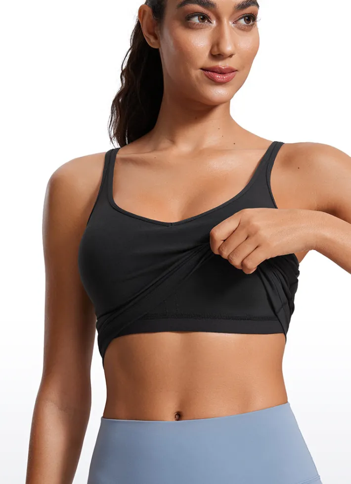 Store CRZ YOGA Butterluxe-Light V Neck Longline Sports Bra