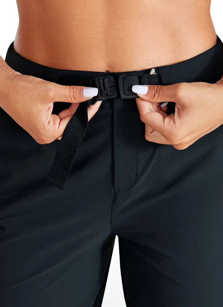 Store CRZ YOGA Cargo Mid-Rise Hiking Shorts with Belt Loops 7"