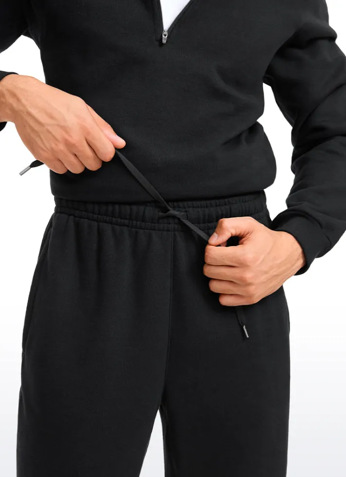 Store CRZ YOGA Cotton Fleece Sweatpants with Pockets 32''