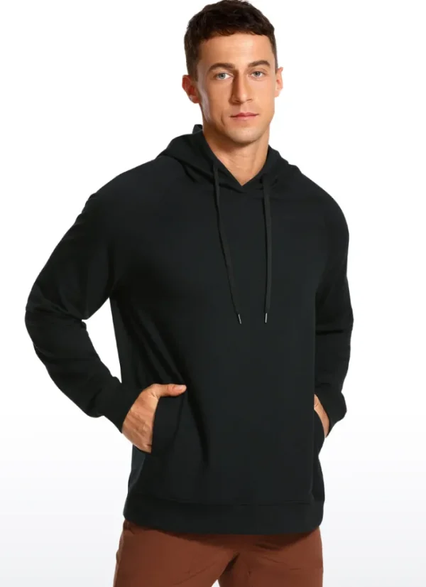 New CRZ YOGA Cotton Loose Fit Long Sleeve Hoodies