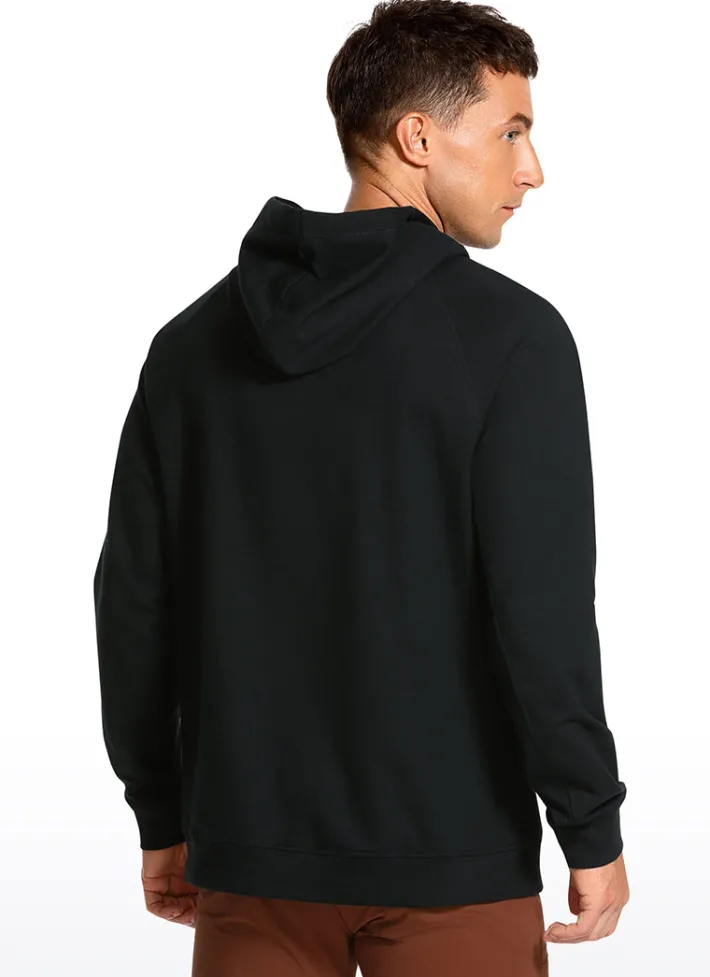 New CRZ YOGA Cotton Loose Fit Long Sleeve Hoodies