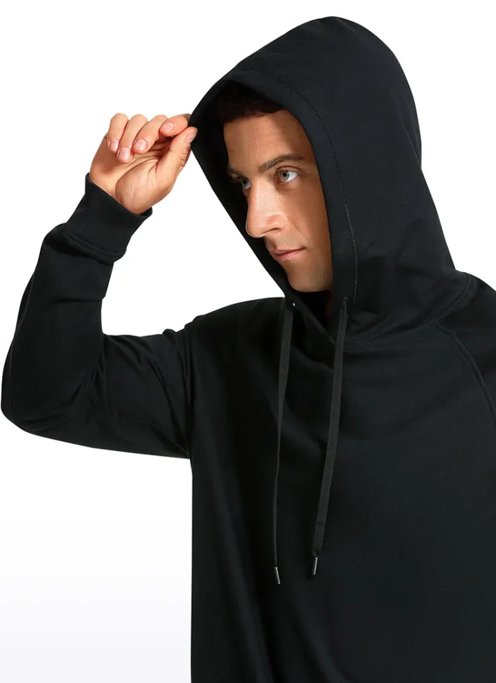 New CRZ YOGA Cotton Loose Fit Long Sleeve Hoodies
