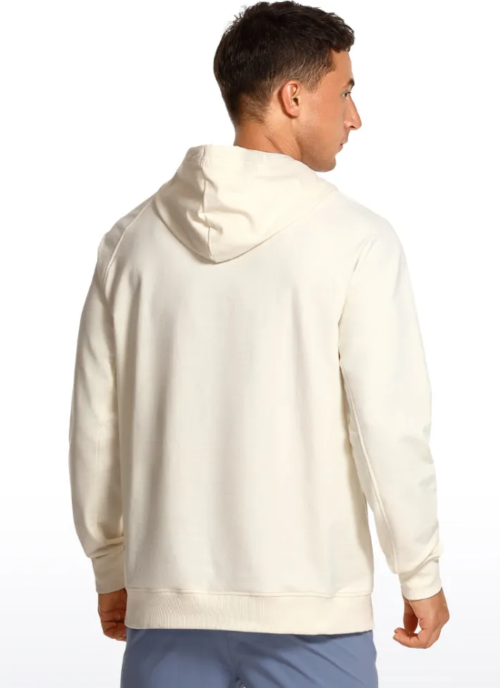 New CRZ YOGA Cotton Loose Fit Long Sleeve Hoodies