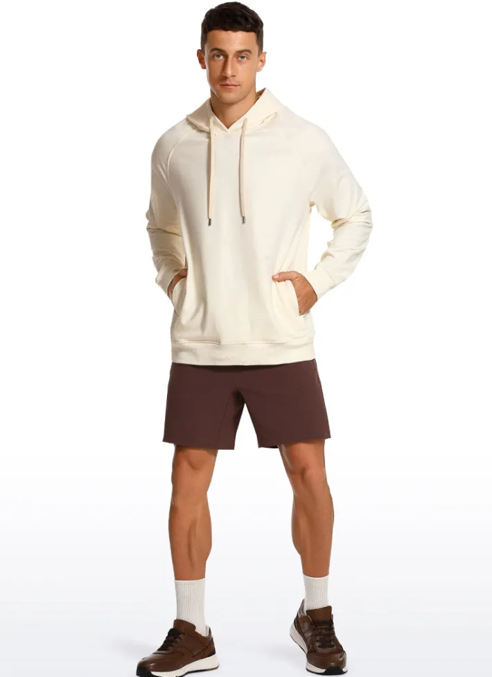 New CRZ YOGA Cotton Loose Fit Long Sleeve Hoodies