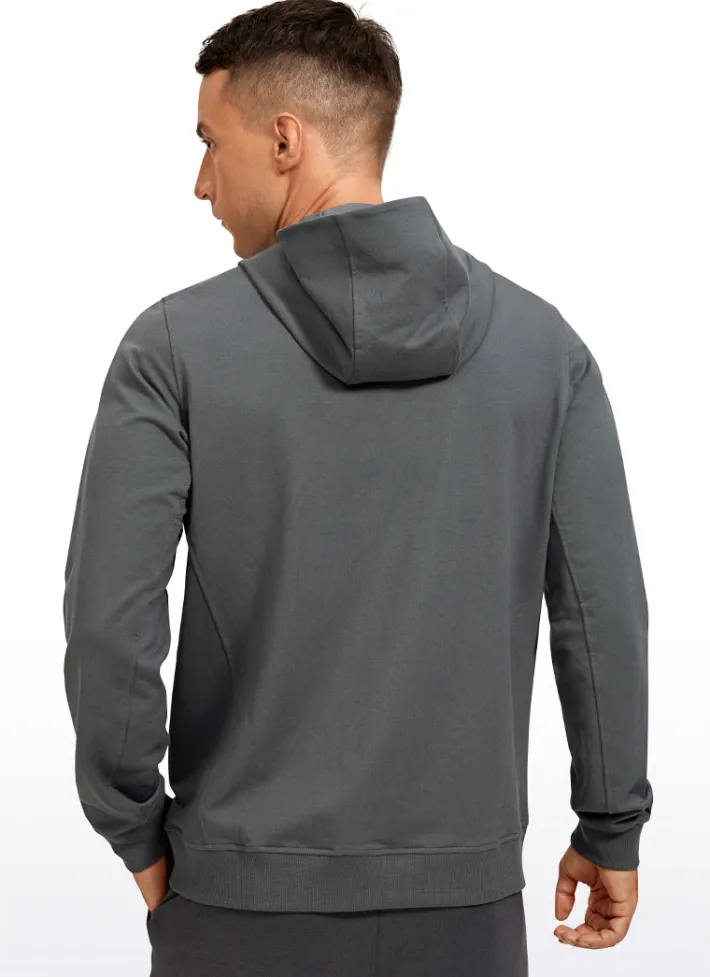 Best Sale CRZ YOGA Cotton Terry Zip-up Jackets with Pockets