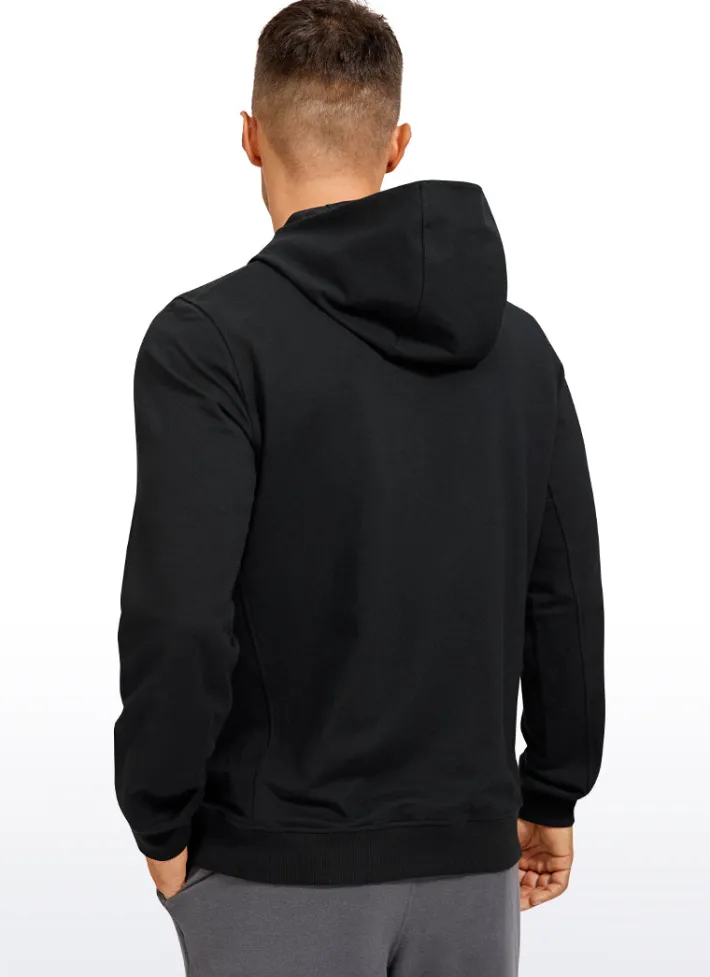 Best Sale CRZ YOGA Cotton Terry Zip-up Jackets with Pockets