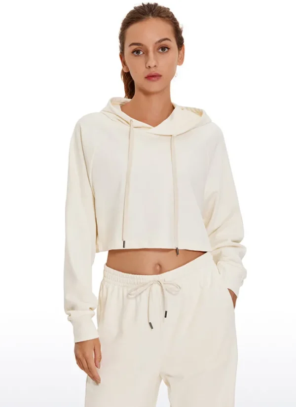 Best Sale CRZ YOGA Down the Street Cropped Hoodies