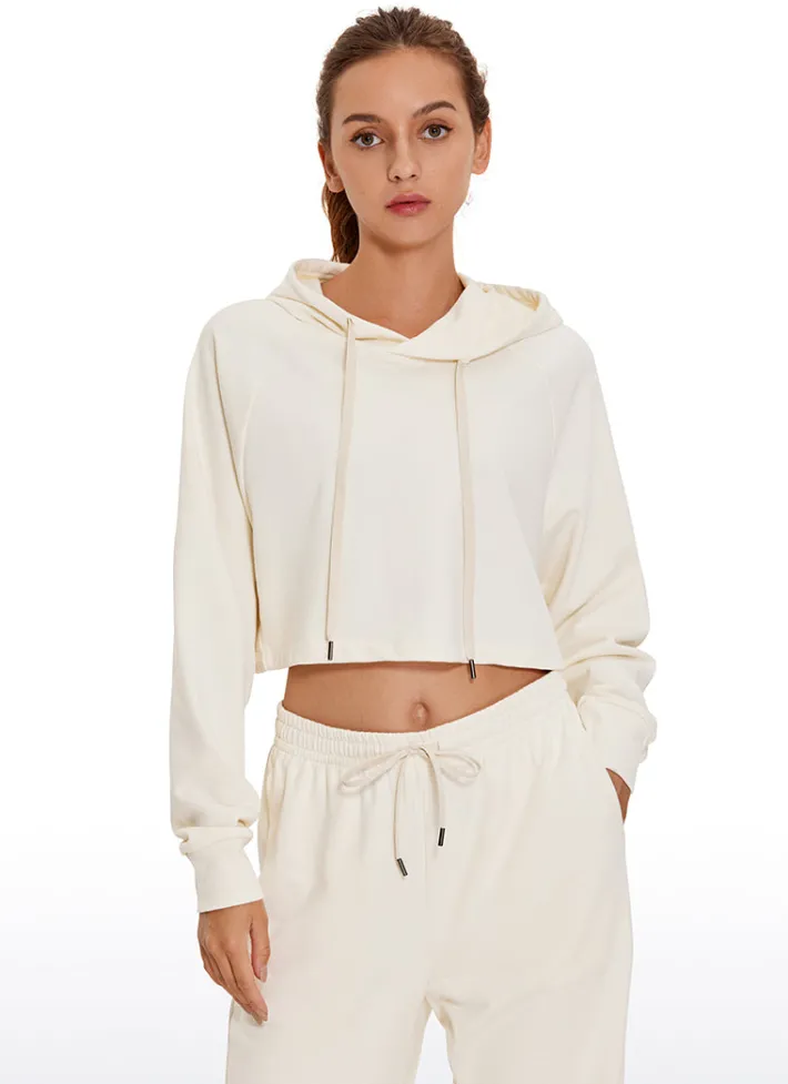 Best Sale CRZ YOGA Down the Street Cropped Hoodies