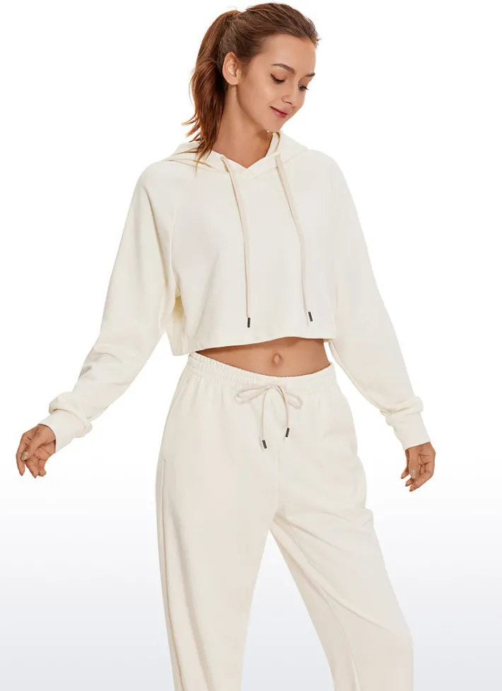 Best Sale CRZ YOGA Down the Street Cropped Hoodies