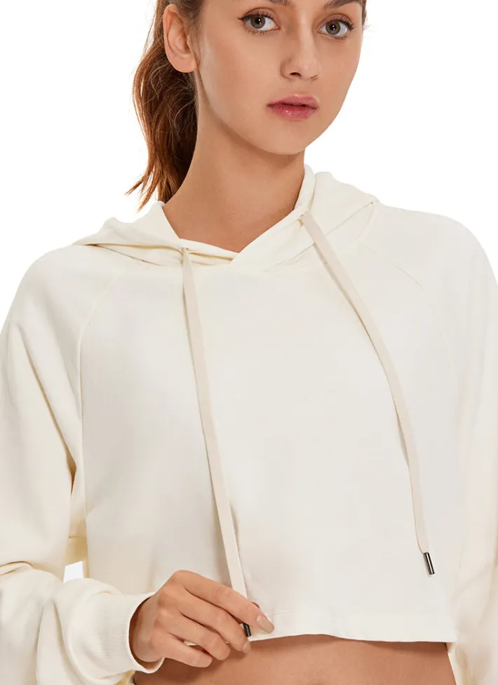 Best Sale CRZ YOGA Down the Street Cropped Hoodies