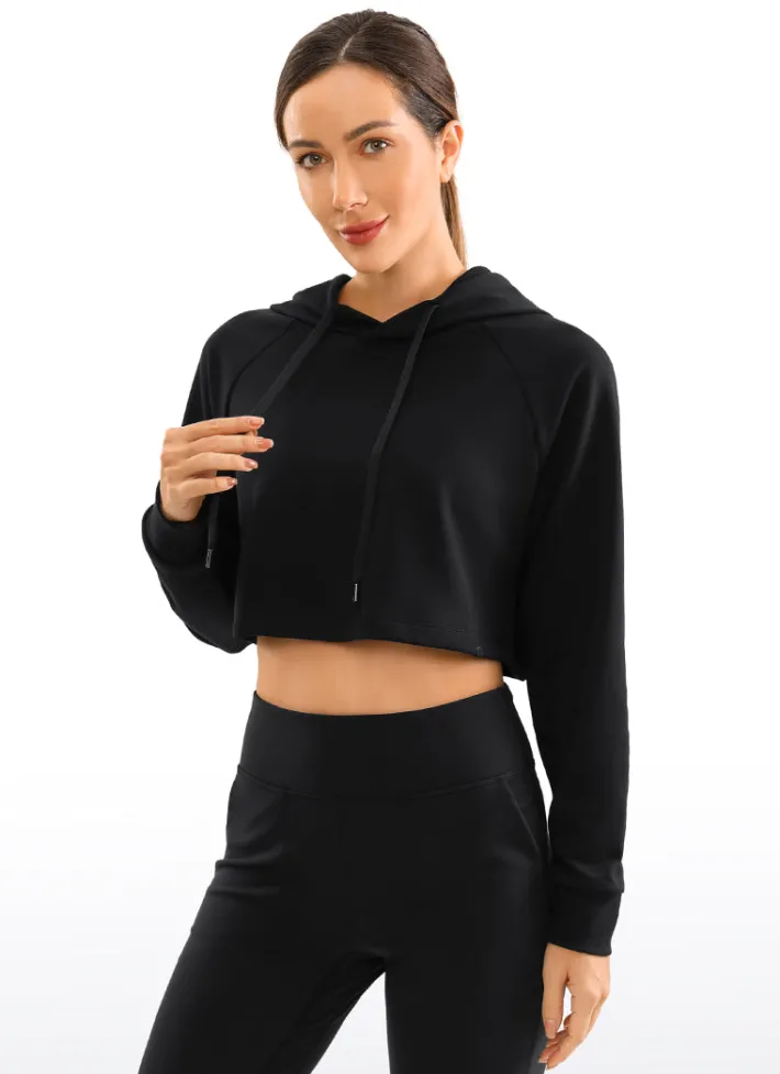 Best Sale CRZ YOGA Down the Street Cropped Hoodies