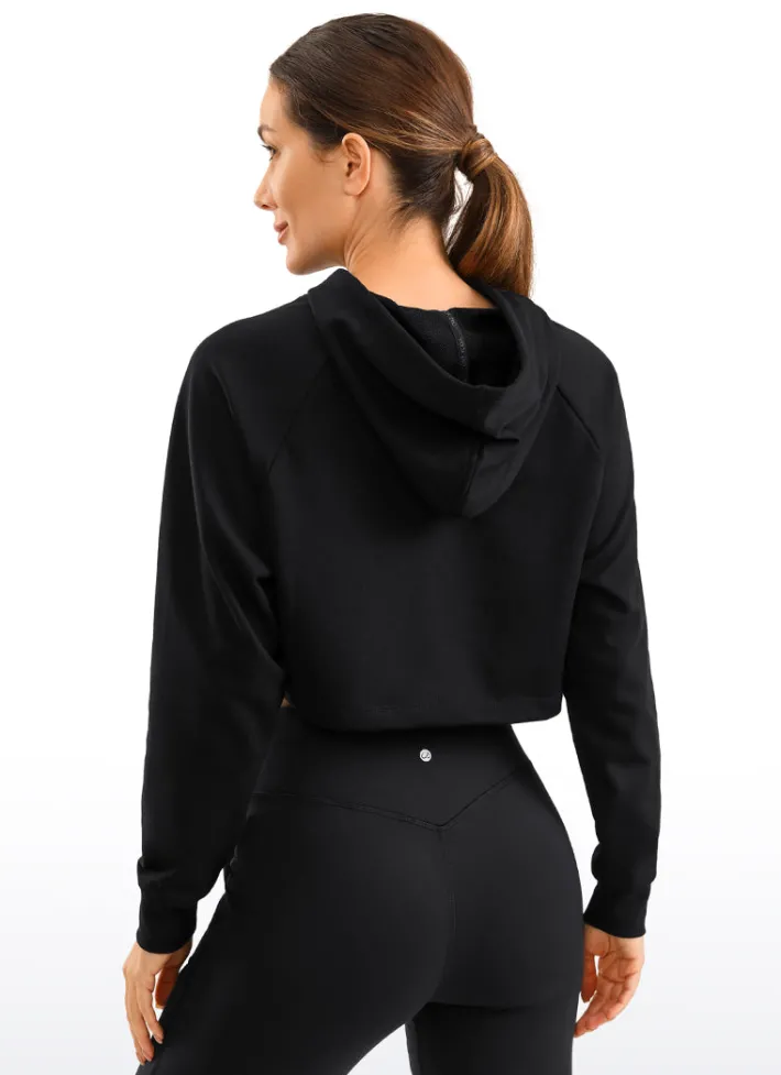 Best Sale CRZ YOGA Down the Street Cropped Hoodies