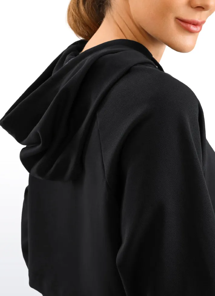 Best Sale CRZ YOGA Down the Street Cropped Hoodies