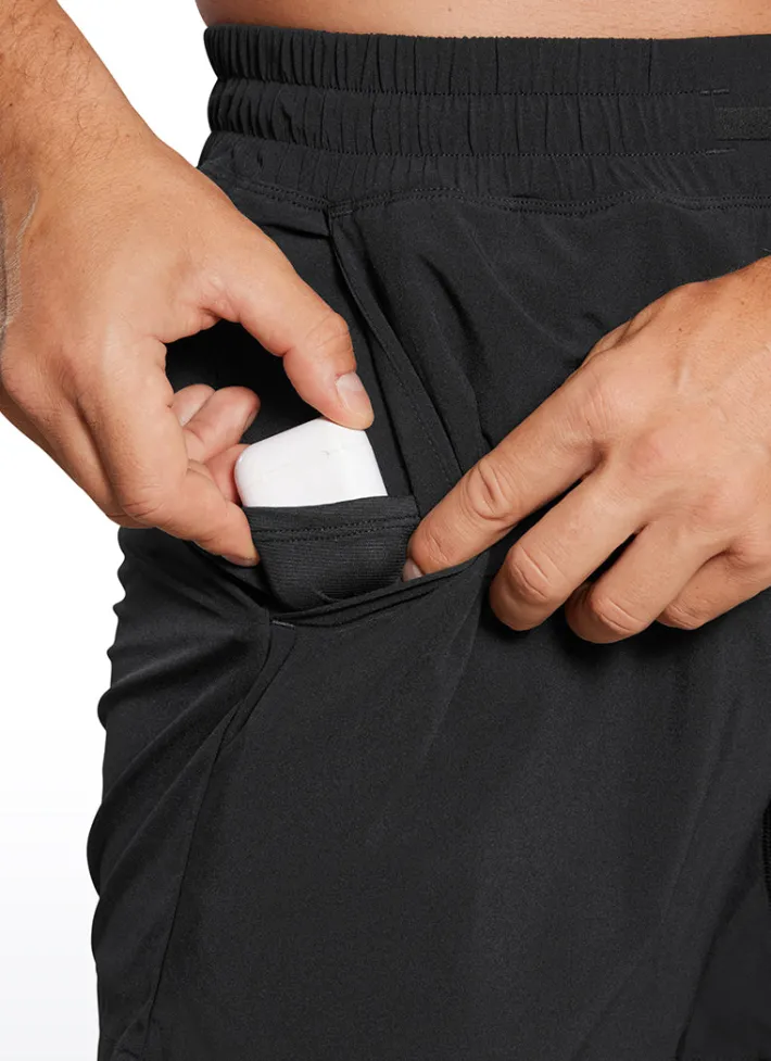 Clearance CRZ YOGA Feathery-Fit 2 in 1 Athletic Shorts 5''- with Pockets