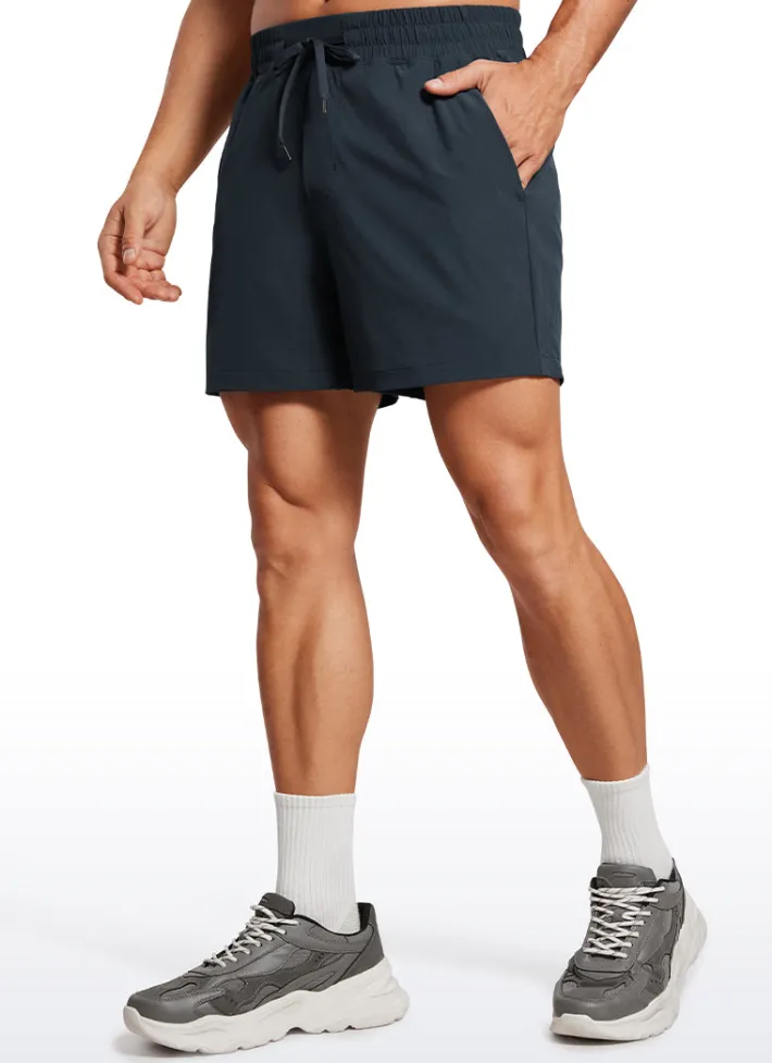 Clearance CRZ YOGA Feathery-Fit 2 in 1 Athletic Shorts 5''- with Pockets