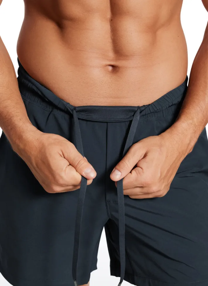 Clearance CRZ YOGA Feathery-Fit 2 in 1 Athletic Shorts 5''- with Pockets