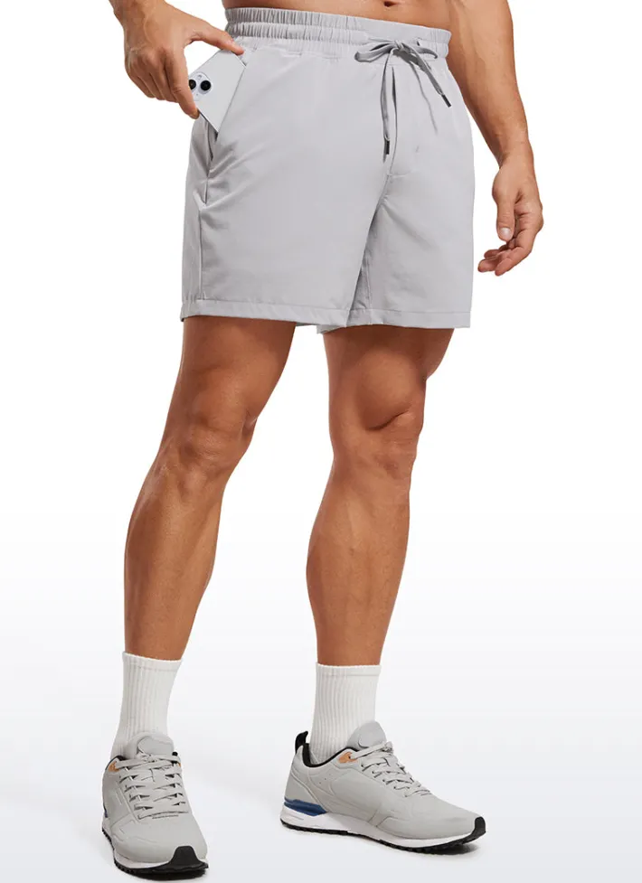 Clearance CRZ YOGA Feathery-Fit 2 in 1 Athletic Shorts 5''- with Pockets