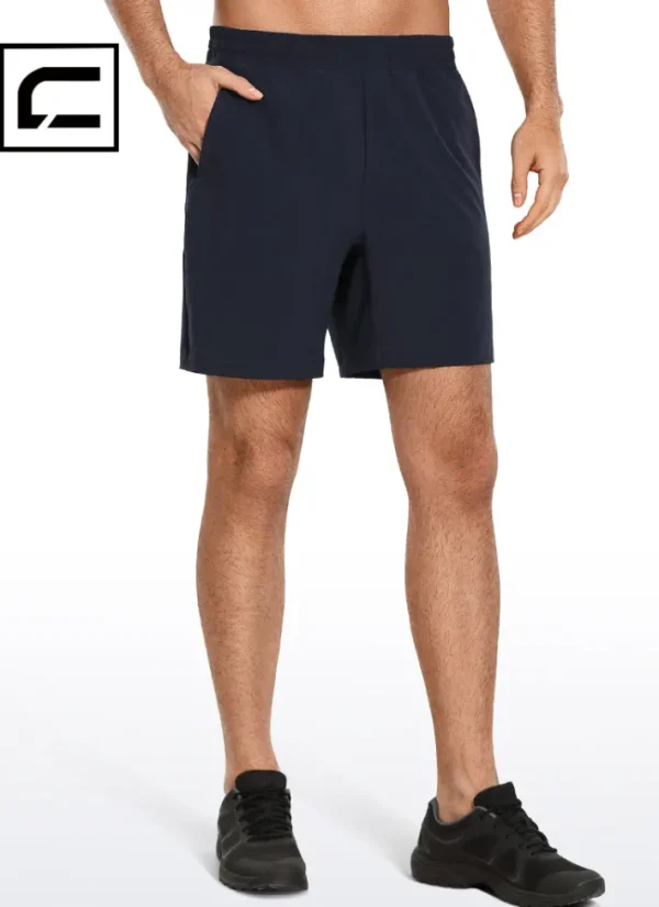 Shop CRZ YOGA Feathery-Fit Athletic Shorts 7''- Lined