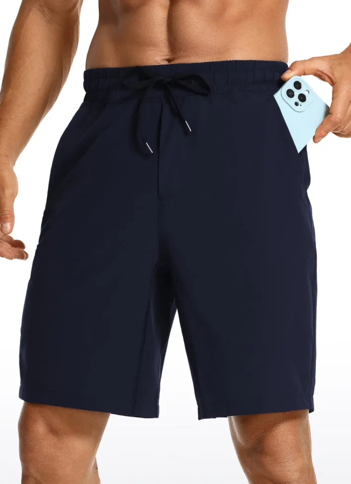 Fashion CRZ YOGA Feathery-Fit Athletic Shorts 7''- Linerless Navy