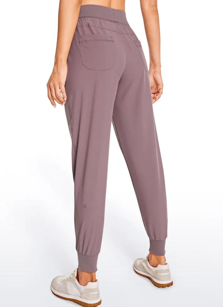 Store CRZ YOGA Feathery-Fit Drawstring Jogger with Pockets 28'' - Flat Waistband
