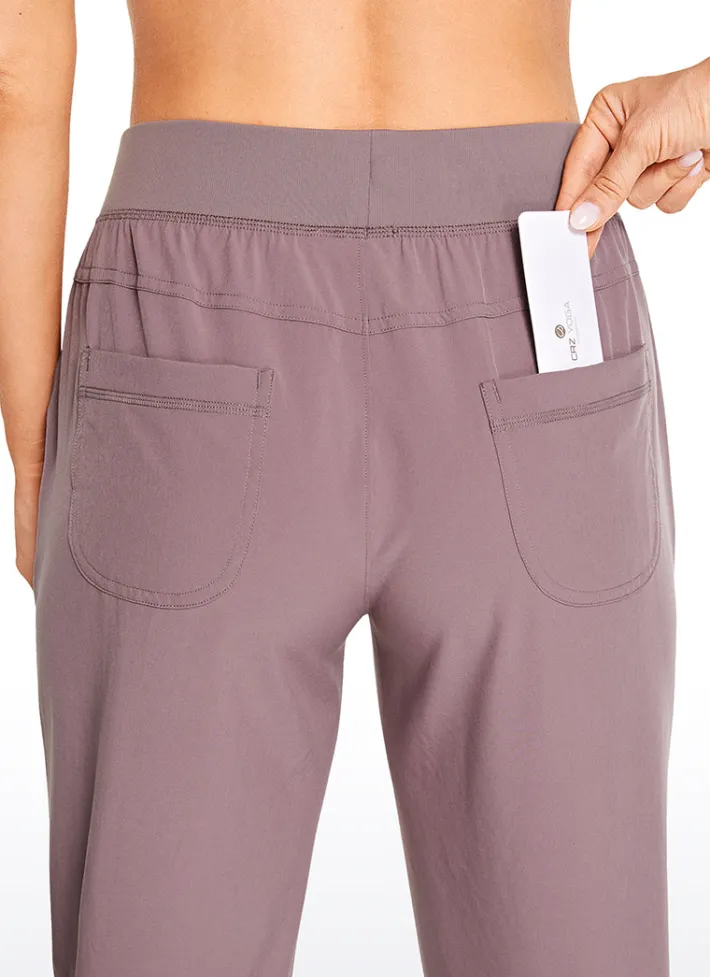Store CRZ YOGA Feathery-Fit Drawstring Jogger with Pockets 28'' - Flat Waistband