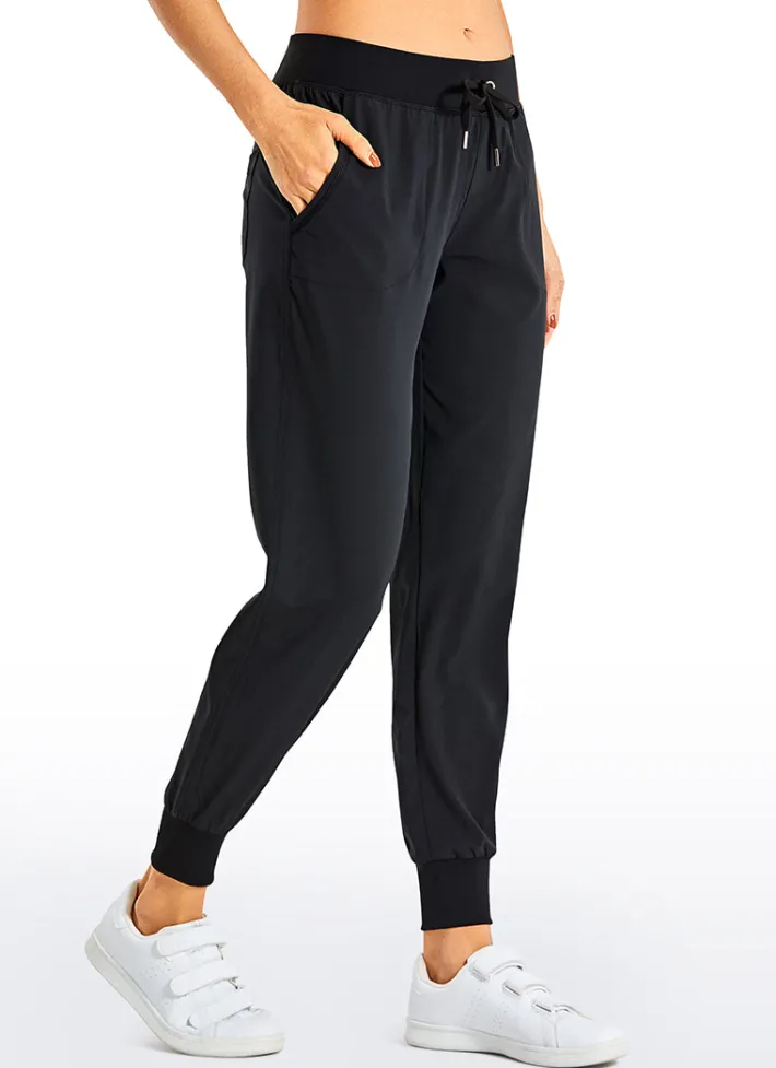 Store CRZ YOGA Feathery-Fit Drawstring Jogger with Pockets 28'' - Flat Waistband