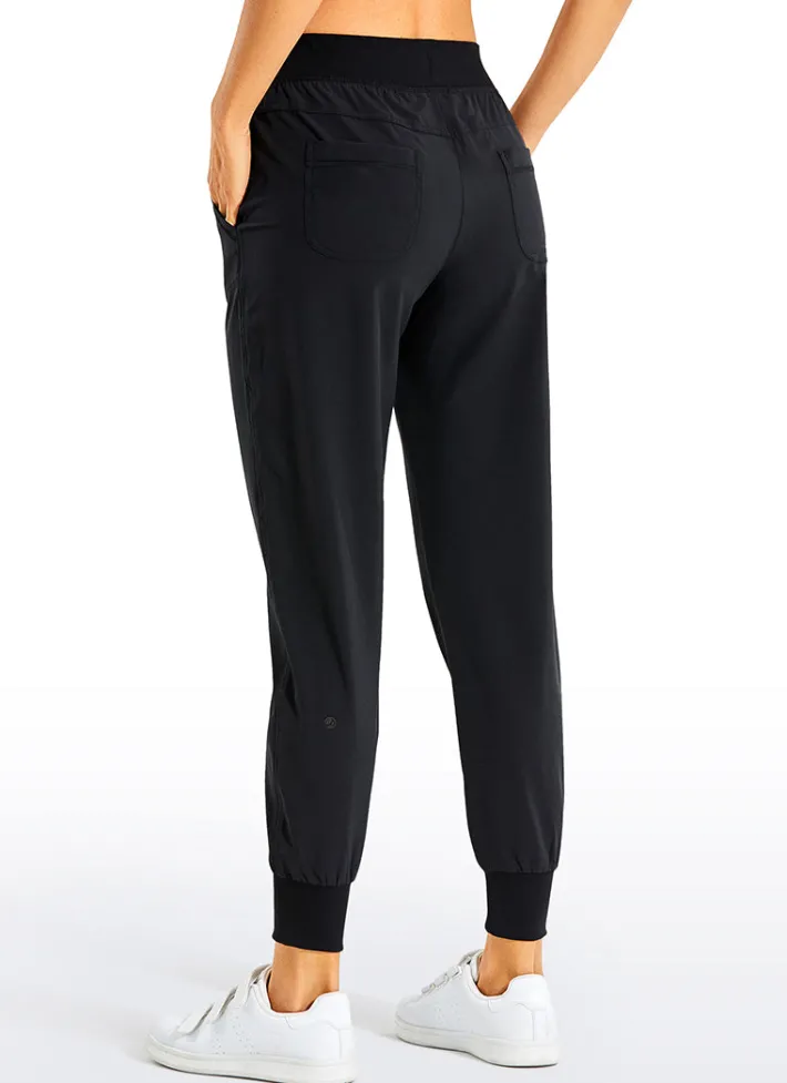 Store CRZ YOGA Feathery-Fit Drawstring Jogger with Pockets 28'' - Flat Waistband