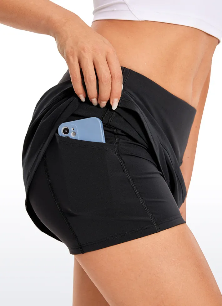 Flash Sale CRZ YOGA Feathery-Fit High Waist Tennis Skirt 14''