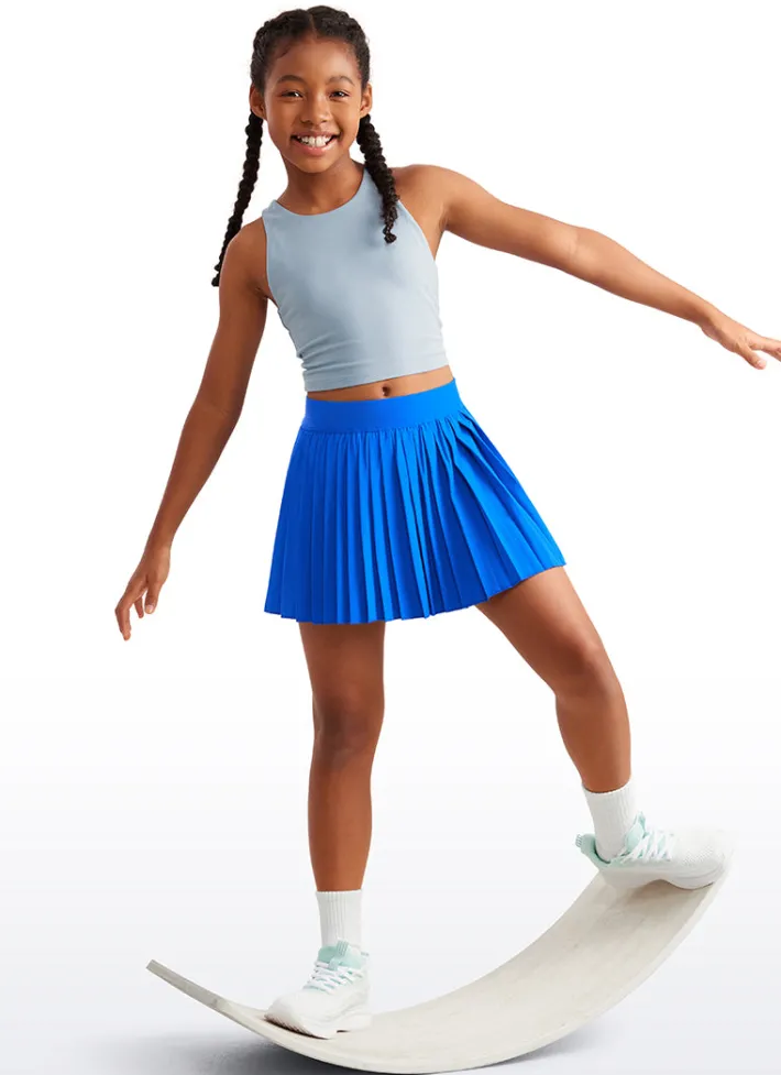 Shop CRZ YOGA Feathery-Fit Soft Girls Pleated Skirts