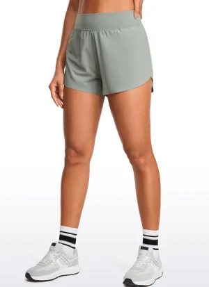 Cheap CRZ YOGA Feathery-Fit Soft High Rise Dolphin Lined Shorts 3''