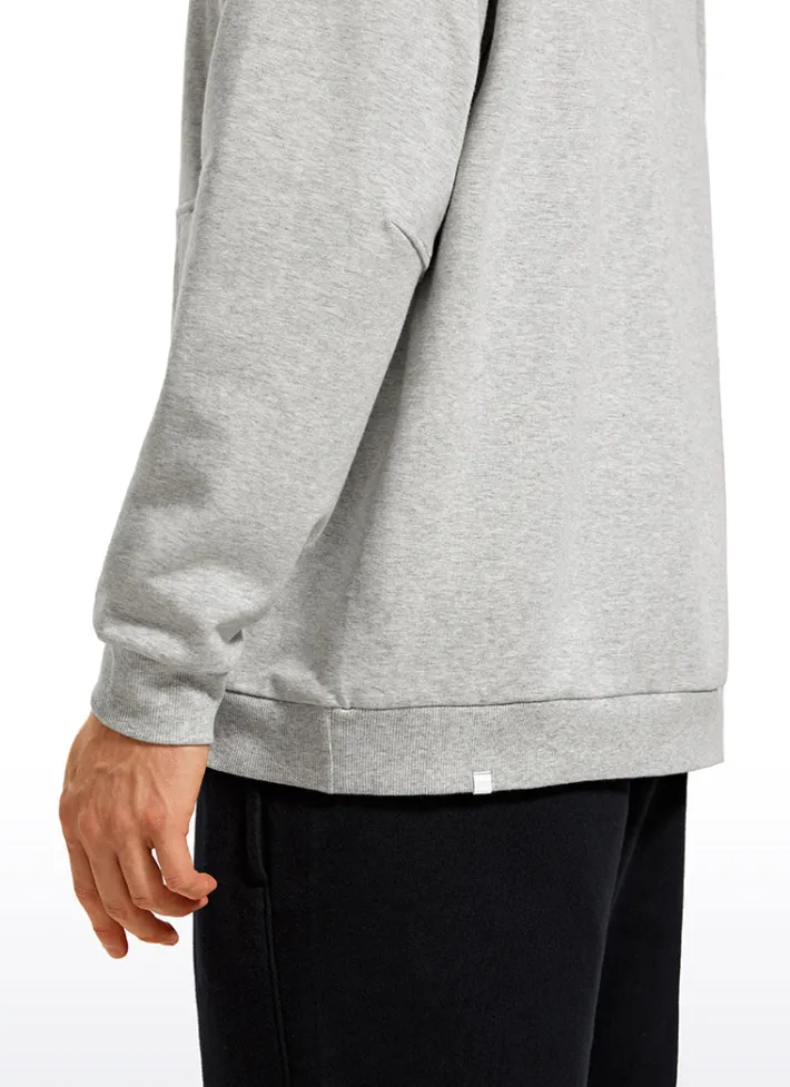 Best CRZ YOGA Fleece Hoodies Pullover Sweatshirts with Pocket