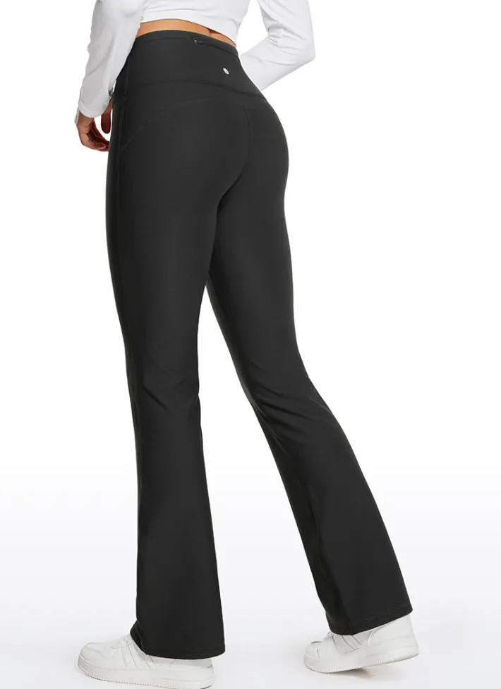 Best Sale CRZ YOGA Fleece Lined Flare Leggings 31"