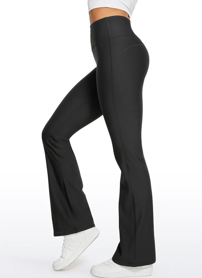 Best Sale CRZ YOGA Fleece Lined Flare Leggings 31"
