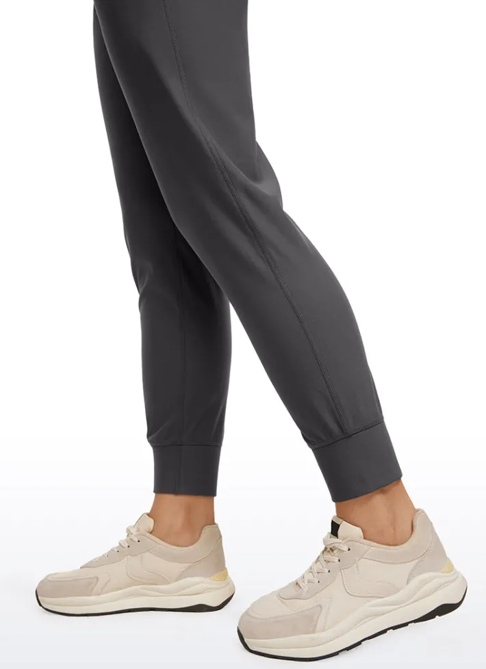 Clearance CRZ YOGA Fleece Lined Soft Workout Joggers with Pockets 27.5"