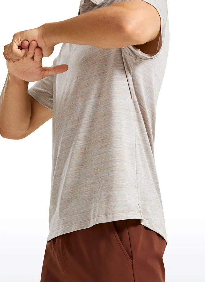 Flash Sale CRZ YOGA Heather Polo Short Sleeves