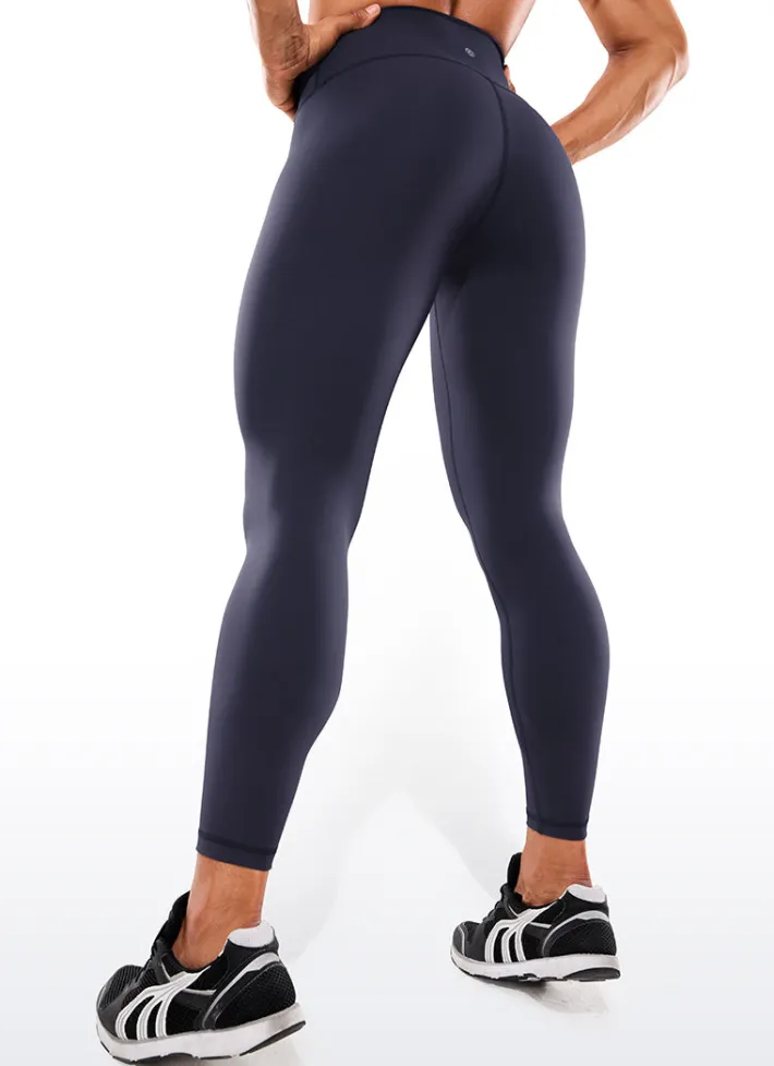 Hot CRZ YOGA Hugged Feeling Compression Leggings 25''