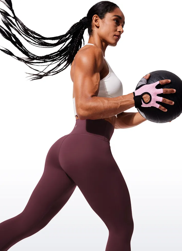 Cheap CRZ YOGA Hugged Feeling Compression Leggings 28''