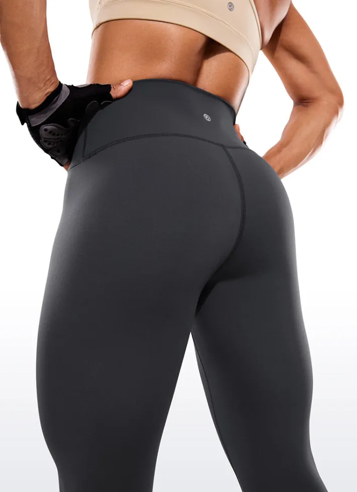 Hot CRZ YOGA Hugged Feeling Compression Leggings 25''