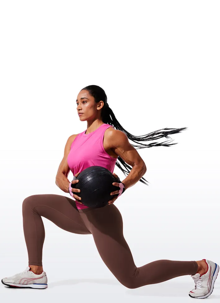 Online CRZ YOGA Hugged Feeling Compression Leggings 28''