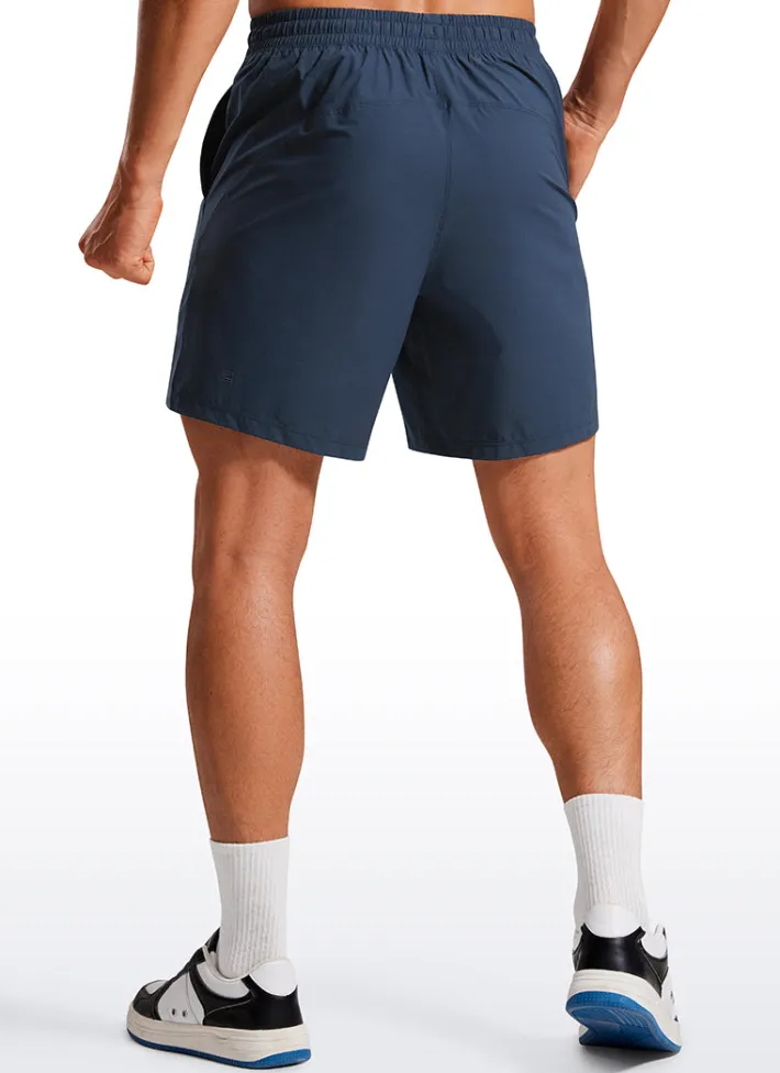Cheap CRZ YOGA Lightweight Athletic Pocketed Shorts 7''- Linerless
