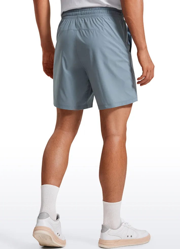 Cheap CRZ YOGA Lightweight Athletic Pocketed Shorts 7''- Linerless
