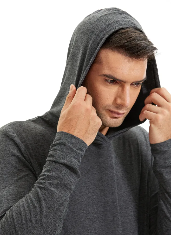 Best Sale CRZ YOGA Lightweight Long Sleeve Hoodies with Pocket