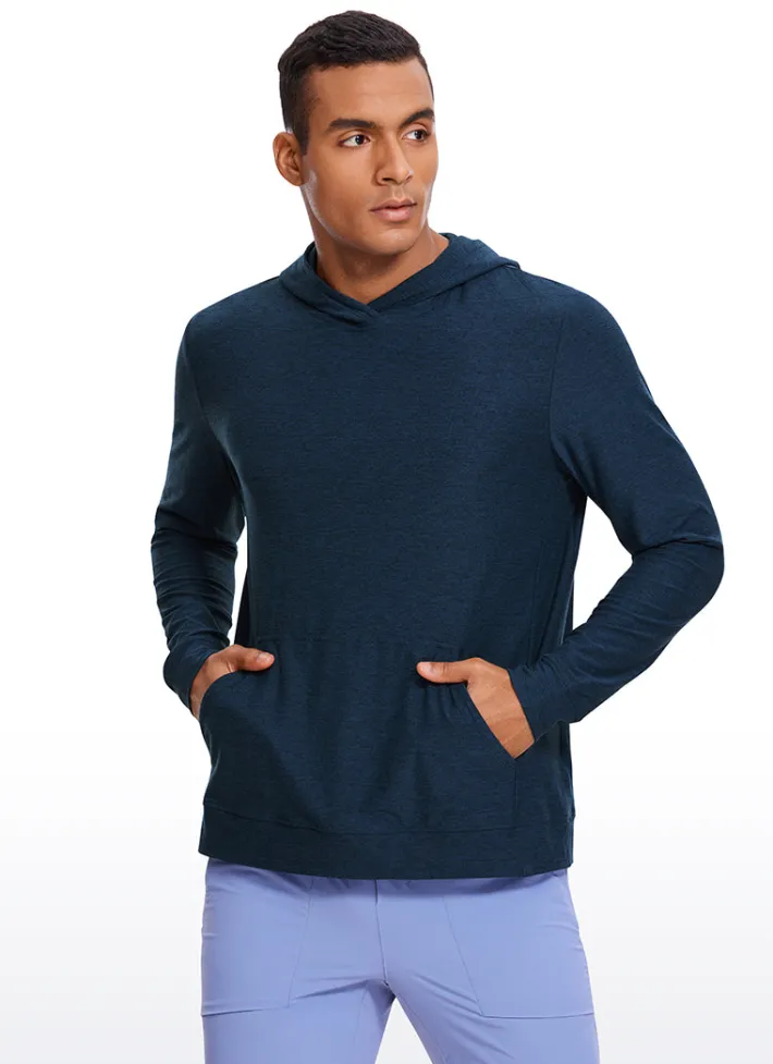 Best Sale CRZ YOGA Lightweight Long Sleeve Hoodies with Pocket