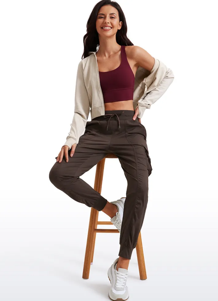 Flash Sale CRZ YOGA Lightweight Mid Rise Joggers with Pockets 28.5'' - Ruched