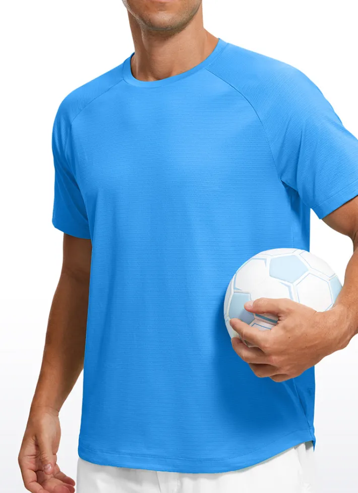 New CRZ YOGA Lightweight Quick Dry Short Sleeves Crew Neck